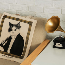 【古典音樂貓帆布袋】豎笛 | 古典音樂 | Music Gift | 音樂禮品 第3張的照片