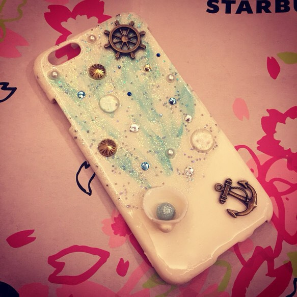 White marine iPhone6 iPhoneケース・カバー HappyFace39 通販｜Creema(クリーマ) 1117024