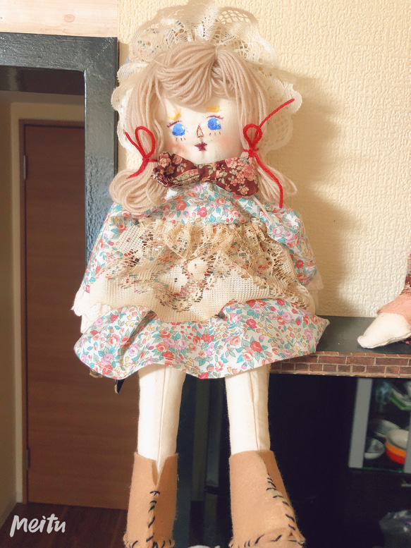 花柄ワンピースの女の子　ハンドメイド　ドール　お人形　ウォルドルフ人形風 楽天市場】【サイズオーダー可】ロリータ ドール 球体関節人形