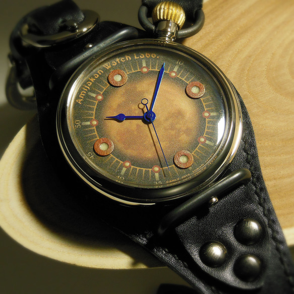 腕時計「月影」TYPE-04 / AGING GREEN 2枚目の画像