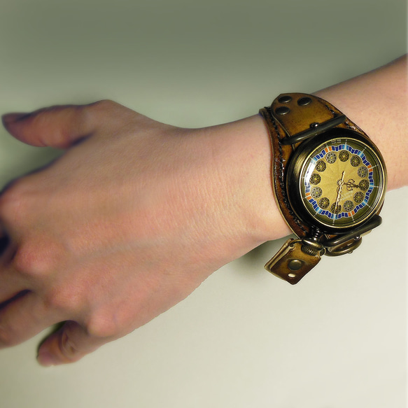 腕時計「ローズ・ド・サハラ」TYPE-09 / METALLIC OCHER 5枚目の画像
