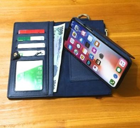 財布型一体型レザーiPhoneケース X Xs XR 7 7plus 8 8plus 6 6s