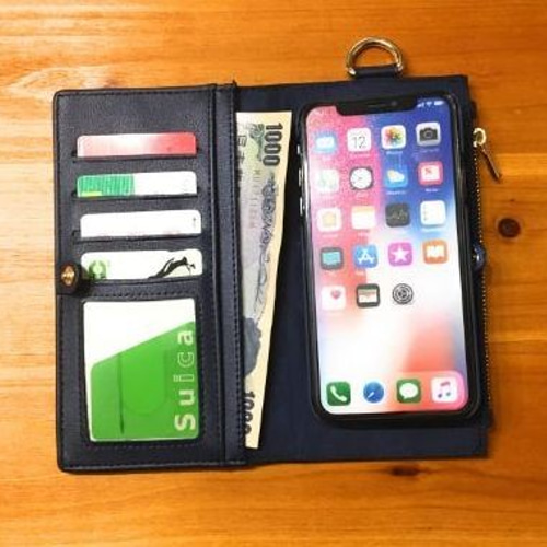 財布型一体型レザーiPhoneケース X Xs XR 7 7plus 8 8plus 6 6s