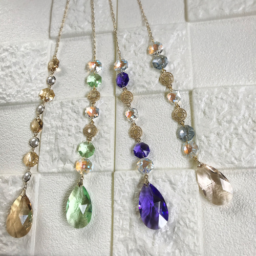 スワロフスキー ゴールデンシャドウのサンキャッチャー サン