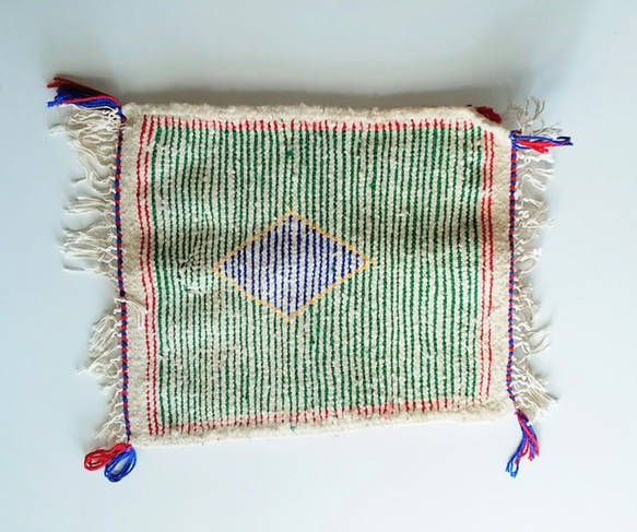 モロッコ　ラグ　カーペット 　絨毯　green 3枚目の画像