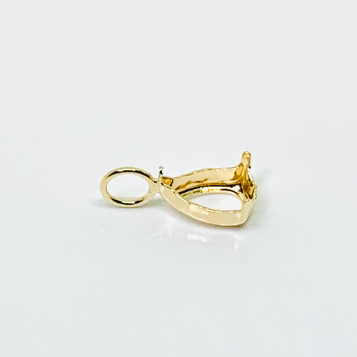 K18 18金 空枠 ペアシェイプ4×6mm ペンダント空枠 ネックレス