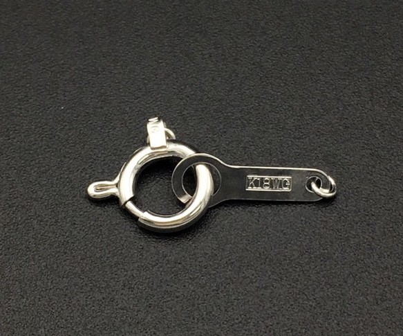 k18 18金ホワイトゴールド 引き輪&板プレート 金具セット 留め具