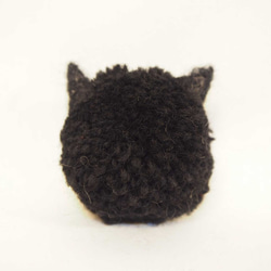 猫のキーホルダー（黒猫） 3枚目の画像