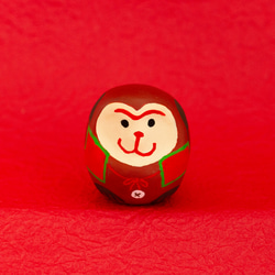 [再次上架] 生肖達摩猴 | 藝術達摩生肖配件 護身符 第1張的照片