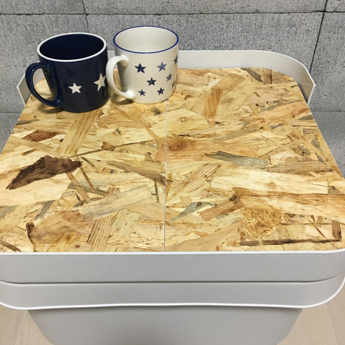 頑丈収納ボックス(大・小セット)専用 テーブル天板 未塗装 DIYベース 無印良品頑丈収納ボックス専用天板 オルテガ柄 テーブルトップ