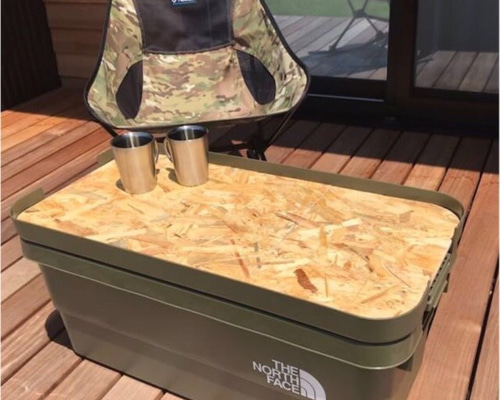 TRUSCO(トラスコ) トランクカーゴ 70L・特大☆天板☆材質：osb合板