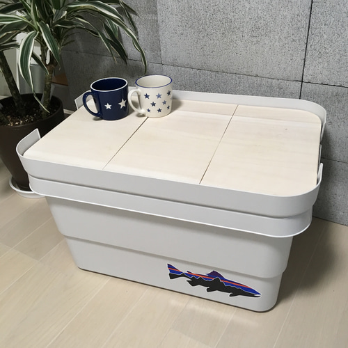 無印良品 頑丈収納ボックス・大☆天板☆材質：桐 木材・板 Mooliy 通販