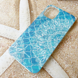 兼容 iPhone 13 系列 [Made to order] Mandala Beach Hard Case 兼容 iPhon 第1張的照片