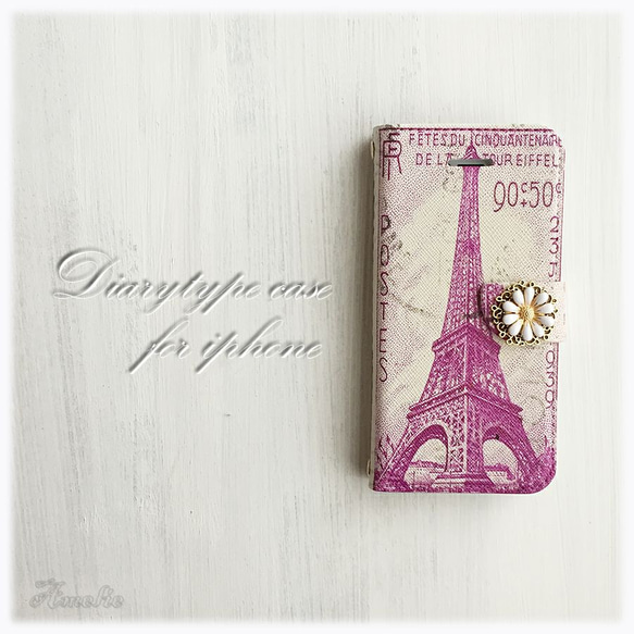 SALE! [IPhone5 / 5s / SE] La tour Eiffel Eiffel Tower 筆記本型案例 第1張的照片