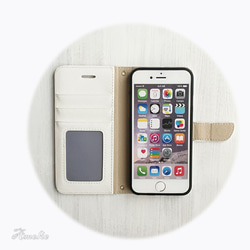 SALE!【iPhone6plus/6splus】トライバル★パステルwithタッセル手帳型ケース★ハイクオリティー 4枚目の画像