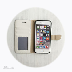 銷售[iPhone]曼陀羅·佩斯利（Mandala Paisley）優質類型，配流蘇筆記本型保護殼 第5張的照片