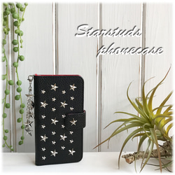 SALE! [iPhone / xperia / Others] Starstuds Black with Charm Note 第1張的照片