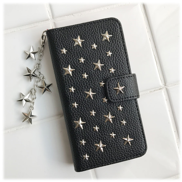 SALE! [iPhone / xperia / Others] Starstuds Black with Charm Note 第2張的照片