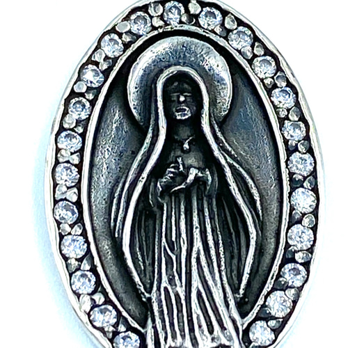 シルバー925 守護 ハンドメイド メダイ ヘッド シルバー925 925 刻印