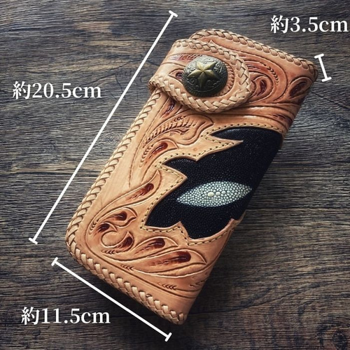 バイカーズウォレット　エイ革 楽天市場】【歳末新春SALE限定！全品15%OFFクーポンあり】レザー