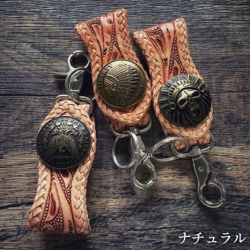 送料無料 キーホルダー ベルトループ 本革 ベルトループ ウォレット