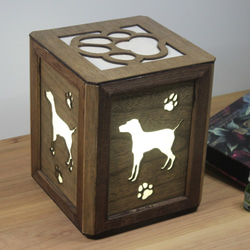 エアフレッシュランプ　ドッグー犬　LEDで周囲の空気をキレイにするランプ　癒し　テーブルランプ 1枚目の画像