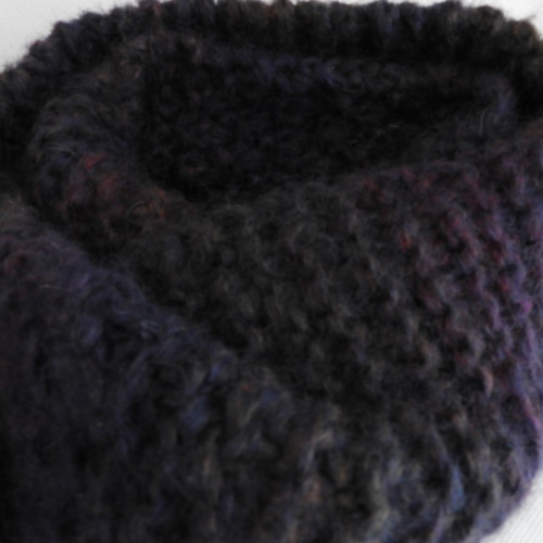 チクチクしないスヌード手編み 受注制作 イタリア製の毛糸 模様編み2種