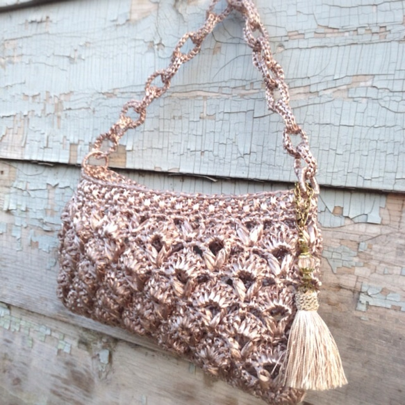 Shell Shoulder Bag　(Pink Silver) 2枚目の画像