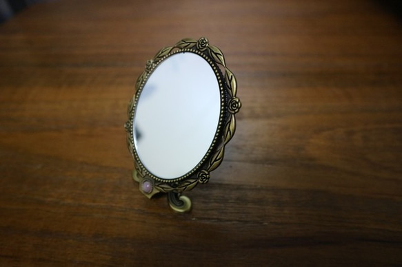 ヴィンテージクリムト「接吻」手鏡 2枚目の画像