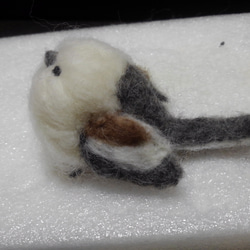 【受注販売】まぁるいとり　シマエナガさん 3枚目の画像