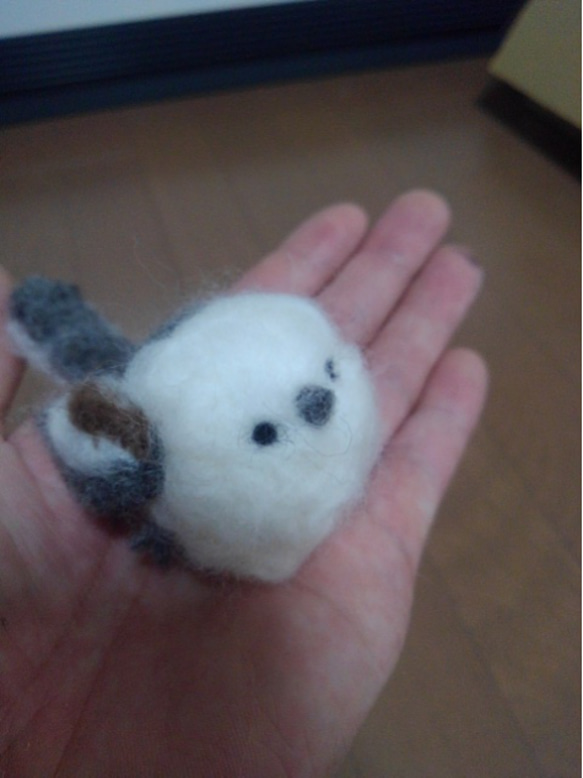 【受注販売】まぁるいとり　シマエナガさん 5枚目の画像