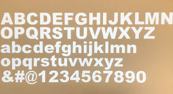 アルファベットオブジェ LLサイズ 90cmアルファベットパネル　スチレンボード　ウェルカムスペース　ウェルカムボード　 9枚目の画像