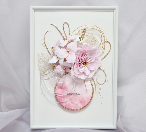 オマージュアートパネル / 壁掛け / クレイケーキ / 香水 / No.5