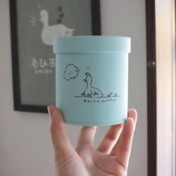 あひる珈琲のキャニスター 2枚目の画像