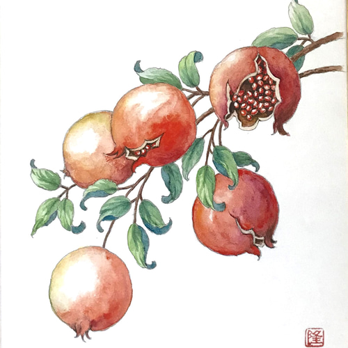 油絵 絵画 【ザクロ】 | HIROSHI1990