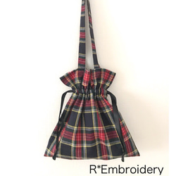 ランジェリー用巾着♡ 巾着袋 R.Embroidery 通販 7708948｜Creema