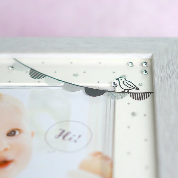 【名入れ】出産祝いに最適！手型粘土が付いているフォトフレーム 手型ベビーフレーム