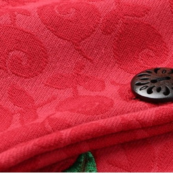 長袖 気質 刺繍 綿麻　トレロ 柔らか ロングドレスコート　レディース　秋冬兼用 厚手 10枚目の画像