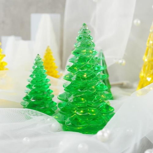シリコン型 モールド もみの木 クリスマスツリー大きめ 2個セット
