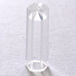 シリコン型　水晶ポイント形　先端のとがった6角柱　シリコンモールド　鉱石レジン　オルゴナイト 1枚目の画像