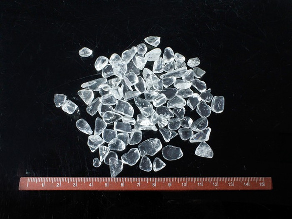 水晶AAAさざれ　 サイズL(大) 100g　浄化用　オルゴナイト材料 2枚目の画像