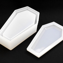 シリコン型 モールド 棺 小物入れ【オルゴナイト レジン 固まるハー