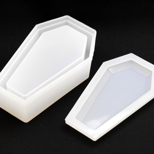 シリコン型 モールド 棺 小物入れ【オルゴナイト レジン 固まる