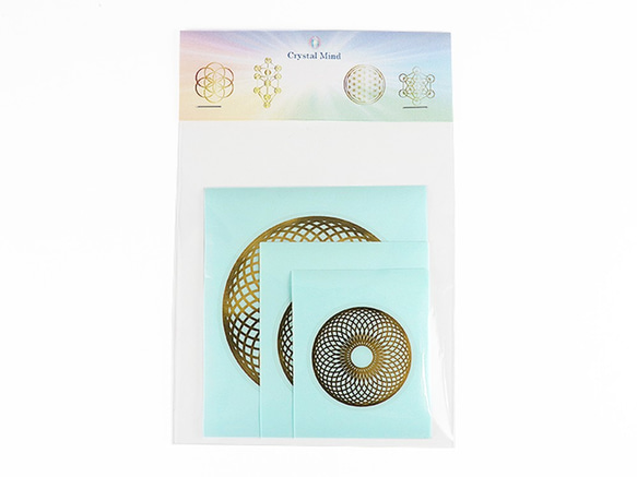 波動共振加工トーラスエネルギーステッカー　10枚組 波動共振加工トーラスエネルギーステッカー 10枚組