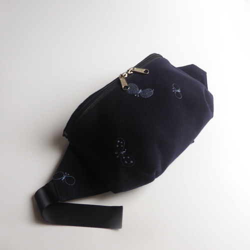 ミナペルホネン choucho ボディバッグミニ ショルダーバッグ 風結び