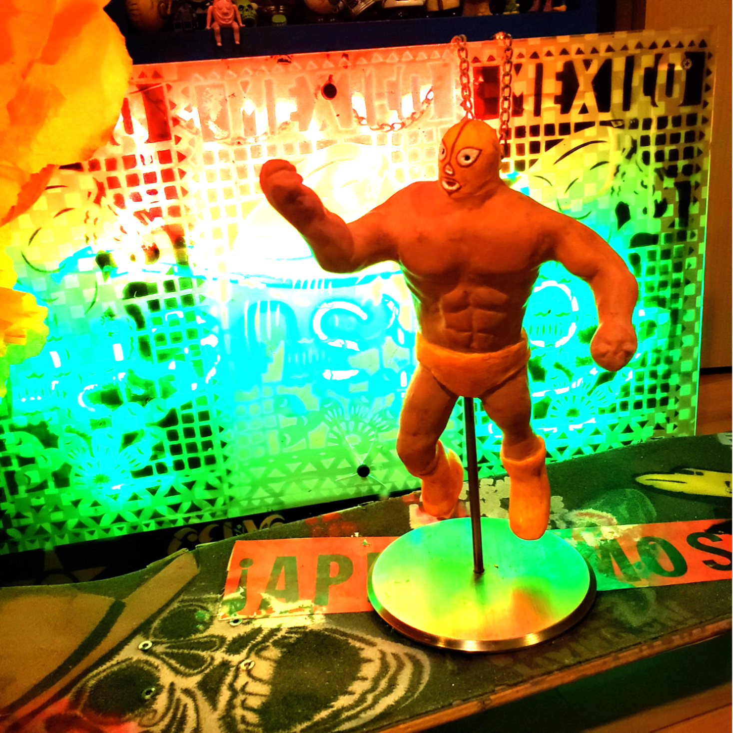 ルチャレスラー　メキシカンイエロー