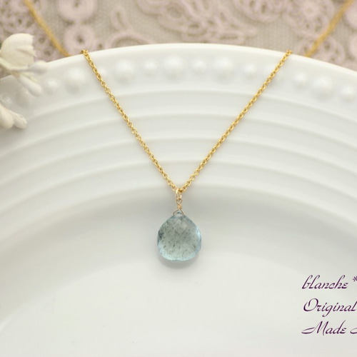 14kgf モスアクアマリンチャーム 14KGF 大粒モスアクアマリンのチャーム