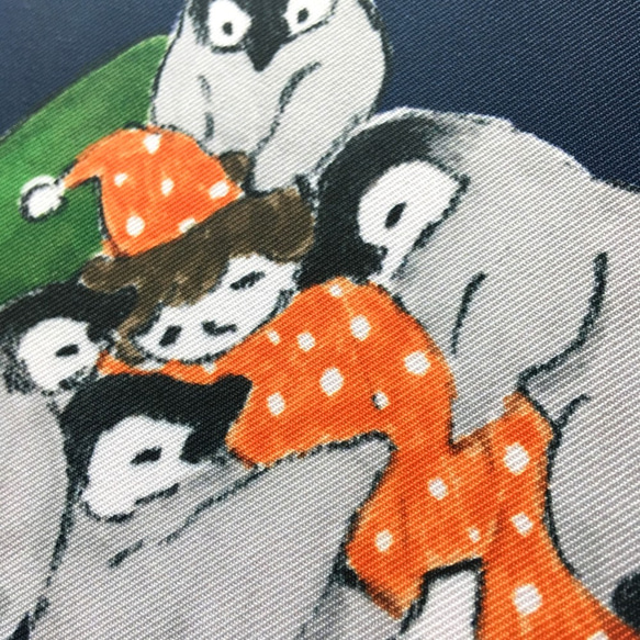 ファブリックパネル おやすみペンギン 3枚目の画像