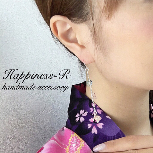 織姫彦星ピアス.イヤリング ピアス（フック・チェーン