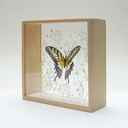 蝶と小花のペーパークラフト 3枚目の画像